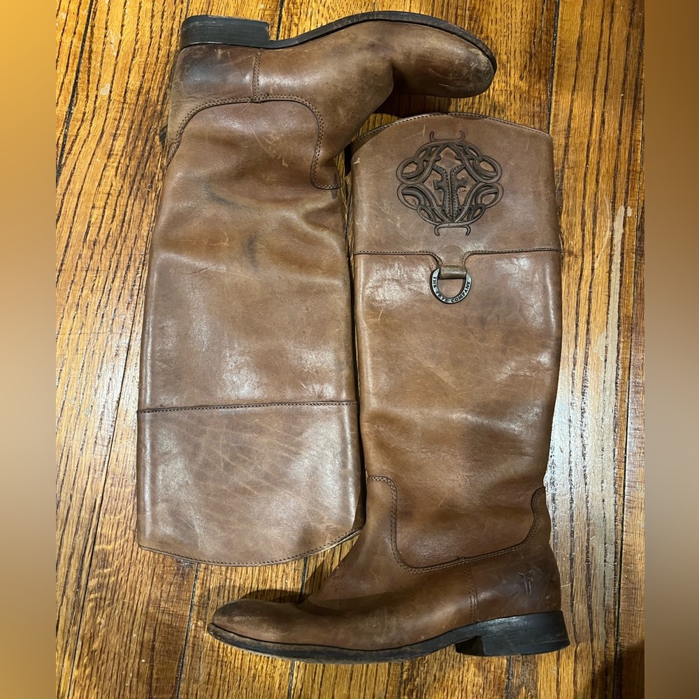 Frye Tan Leather Boots